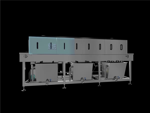 食品筐清洗機，解決細菌殘留，降低50%能耗，提升效率80%