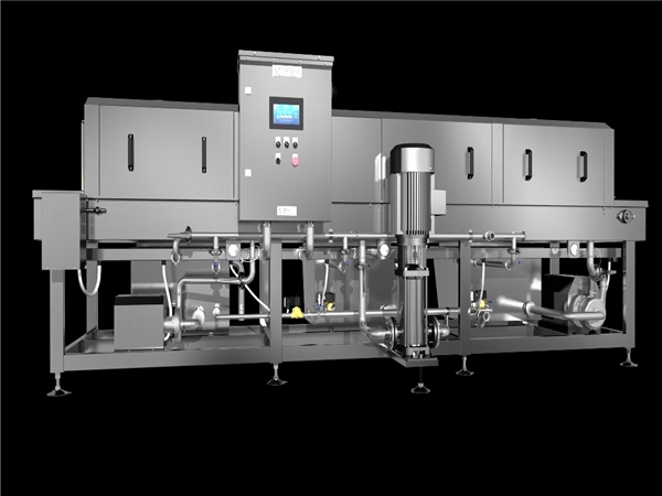 洗筐機(jī)_料盤(pán)清洗機(jī)_洗包裝袋清洗風(fēng)干流水線_周轉(zhuǎn)箱筐清洗機(jī)