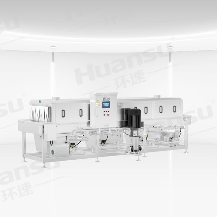 環速塑料箱清洗機圖片 箱清洗滅菌 適合多種周轉容器清洗